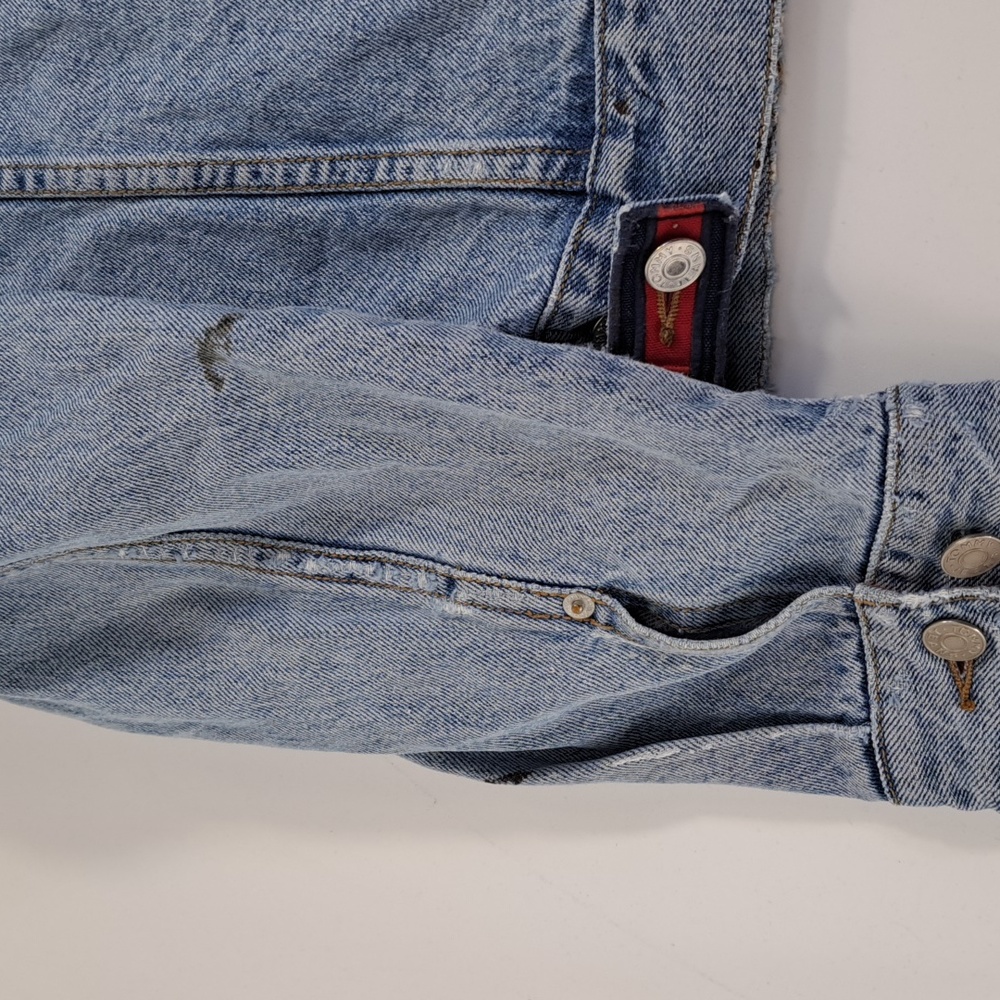 Destroyed Tommy Jean Jacket Size XL - Picture 14 of 17